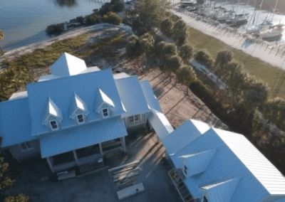 Aluminum Kynar Nevada Silver - metal roof - Bringman Roofing