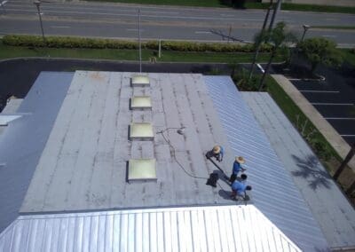 5-V Metal and Modified Roofing System Installation Sarasota FL Bringman Roofing